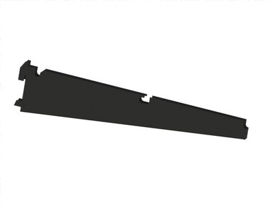 Konzole závěsná dvojitá úhlová pro modulární úložný systém 306 mm černá 1765344055 foto