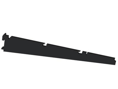 Konzole závěsná dvojitá úhlová pro modulární úložný systém 406 mm černá 1765344056 foto